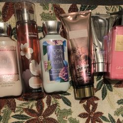 ALL NEW: Huge Lot of 6 Fragrances - VS Crush, Champagne Glow, BBW Pink Cashmere