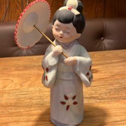 Japanese Figurine Of Young Girl