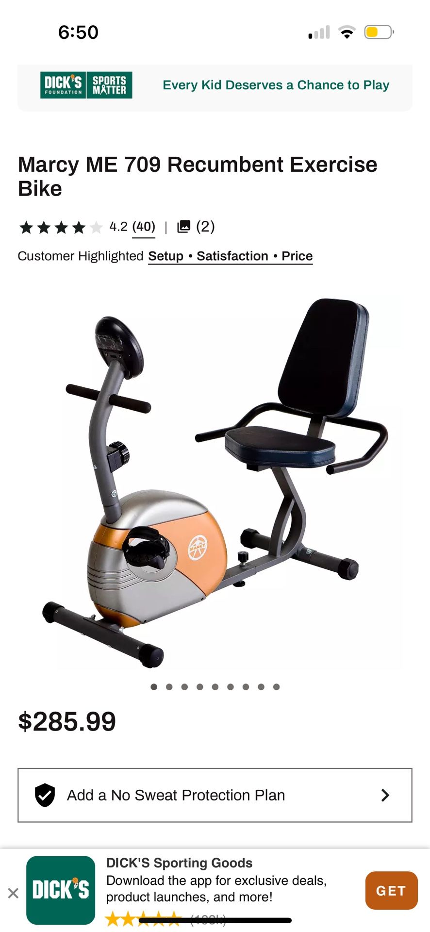 Exercise Bike In Good Condition