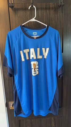 FIFA Official Licensed Italy Blue Soccer Jersey XXL No. 26 0362