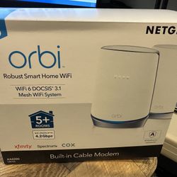 Netgear - Orbi WiFi 6 Mesh WiFi System 