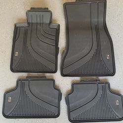 BMW RUBBER FLOOR MATS 5 SERIES/ SPORT LINE EDITION/ RETAIL IS $275/ ASKING $75