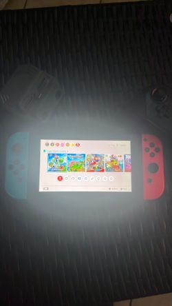 Used Nintendo Switch Red and Blue.