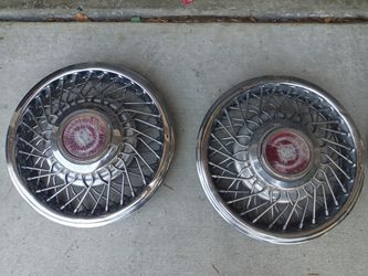 Cadillac Hub Caps. 14 Inch