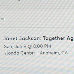 Janet Jackson Tickets For Tonight