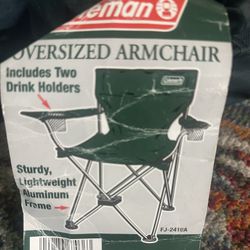 2 New XL Chairs Coleman 
