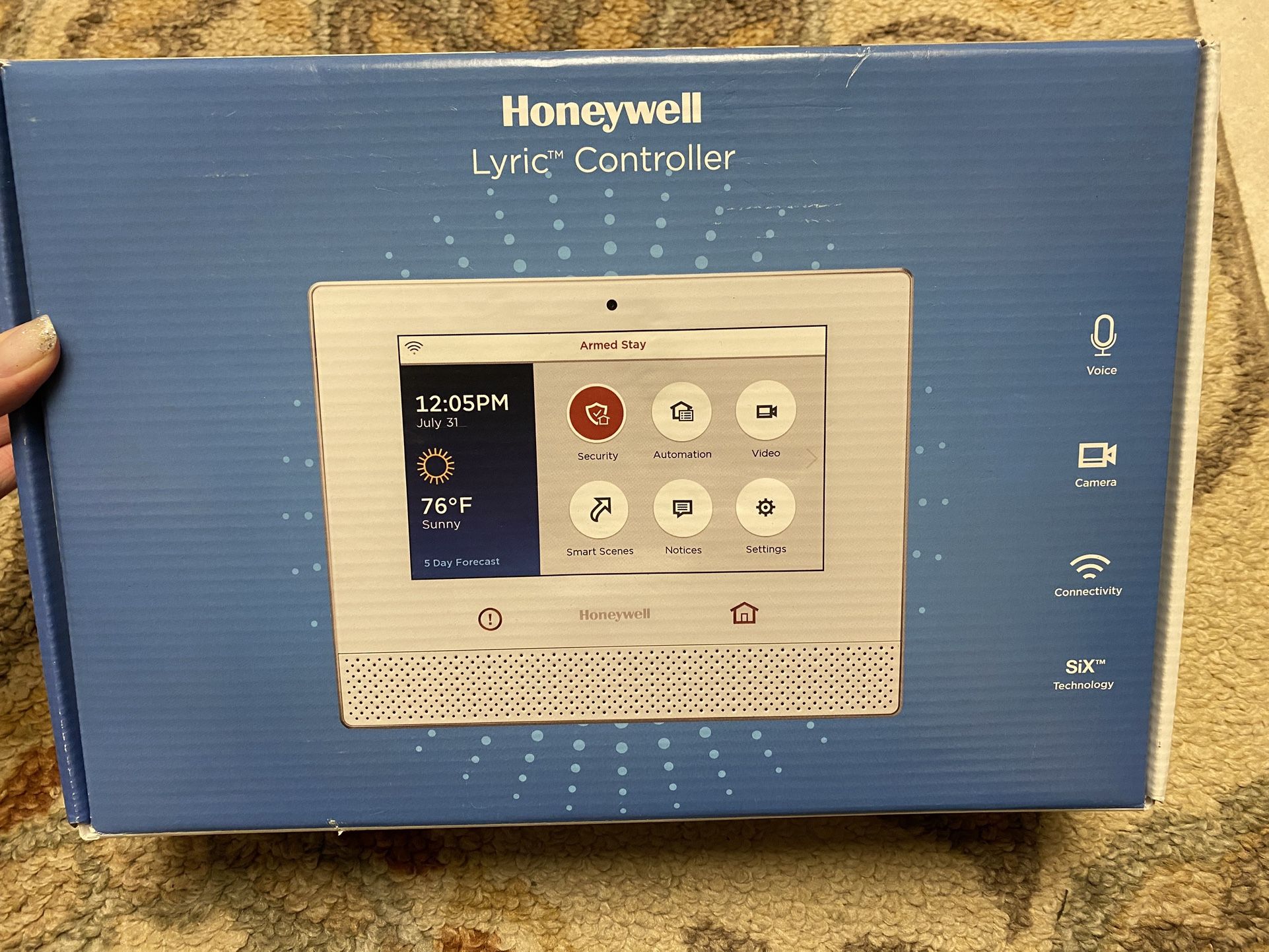 Honeywell Lyric Controller Panel White LCP500 L Household Fire