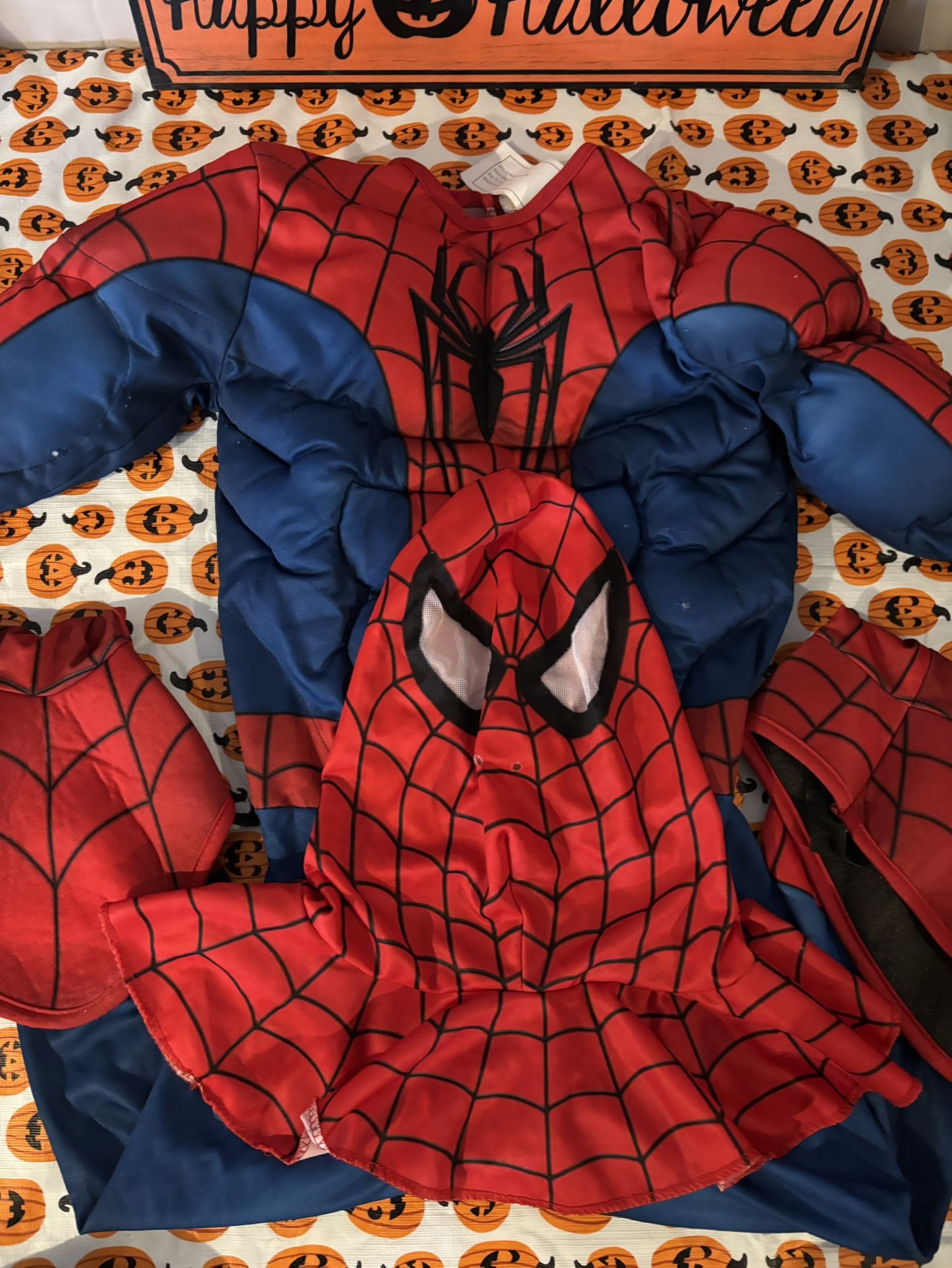 Marvel Spider Man Costume Kid Size 8