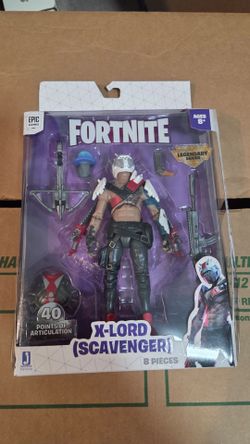 Complete Fortnite Legendary Series X-Lord Scavenger 6" Figure Open Box Used