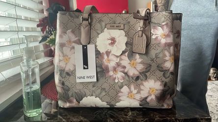 Nine West Floral Tote Bag with Tags