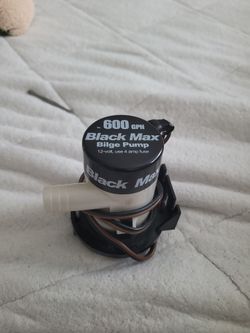 Black max bilge pump