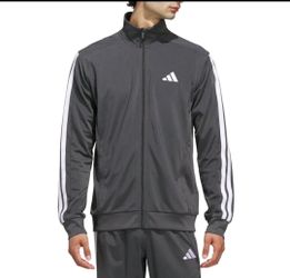 Adidas Men's 3-Stripe Tricot Track Jacket