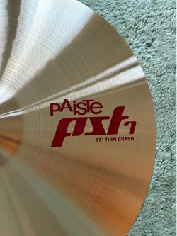 Paiste PST 7 17 Inch Crash Cymbal