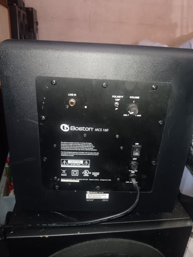 Boston Acoustics (Subwoofer) MCS-160