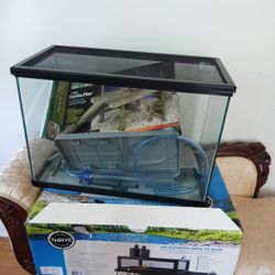 Turtle- Pier And Tank With Sun Basking Loft.