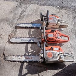 3 Chainsaws 