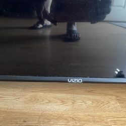 Watching a 65-inch television I bless it because it got a black spot if anyone is interested if I leave it cheap yes it looks but it has a black spot