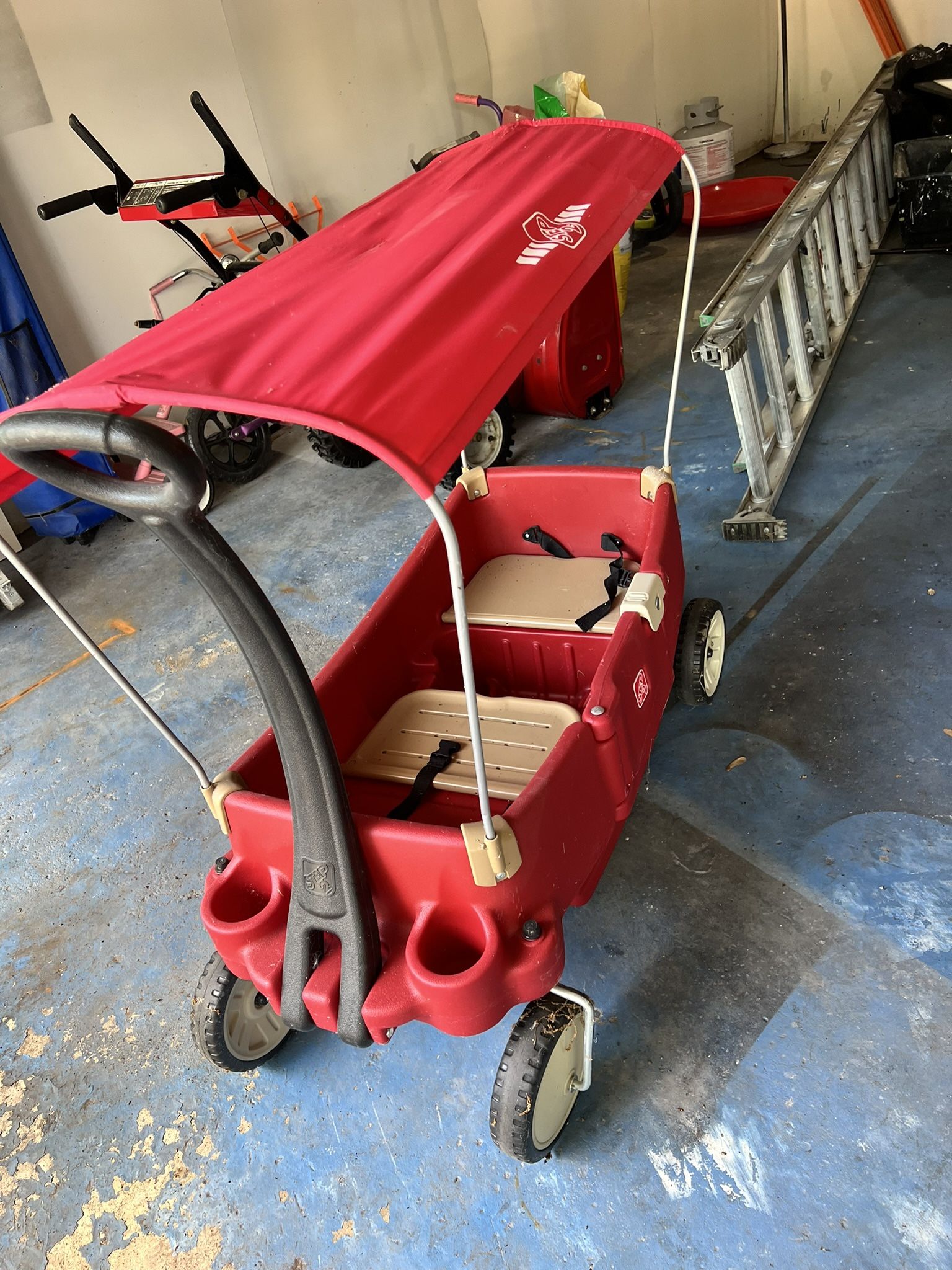 Step2 All Around Canopy Wagon, Red