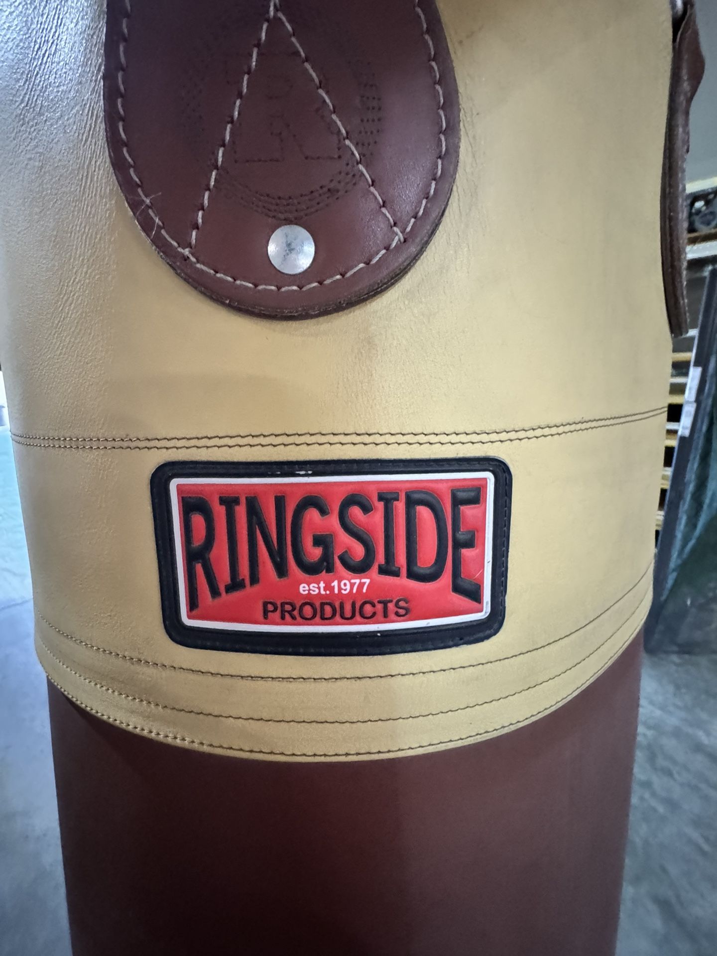 Ringside Heritage Heavy Bag Leather Boxing Punching Bag w/ Chains (Gym Quality)