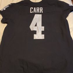 Derek Carr Authentic Jersey Las Vegas Raiders Sz 52 Xxl