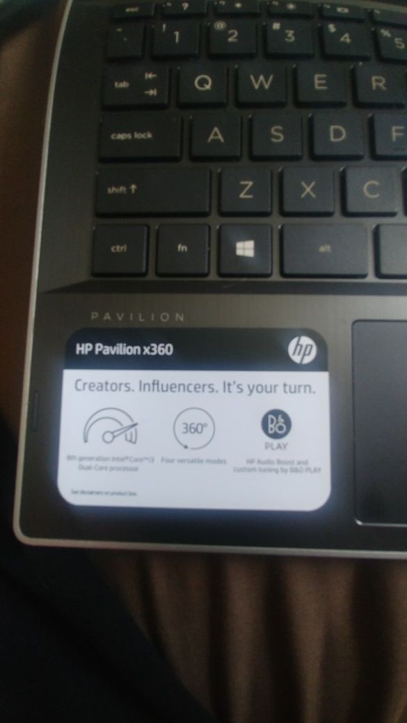 Hp pavilion x360 laptop tablet