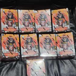 2024 Panini Totally Certified Football Cards! 9 Blaster Box Lot! New Sealed! Drake Maye Rc? Bo Nix Rc?