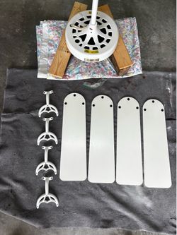 Vintage Hunter Cast Iron Ceiling Fan