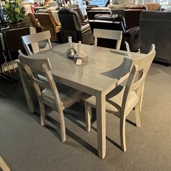 Table And 4 Chairs 