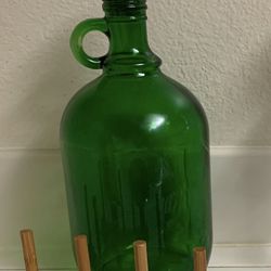 Green Glass Bottle 