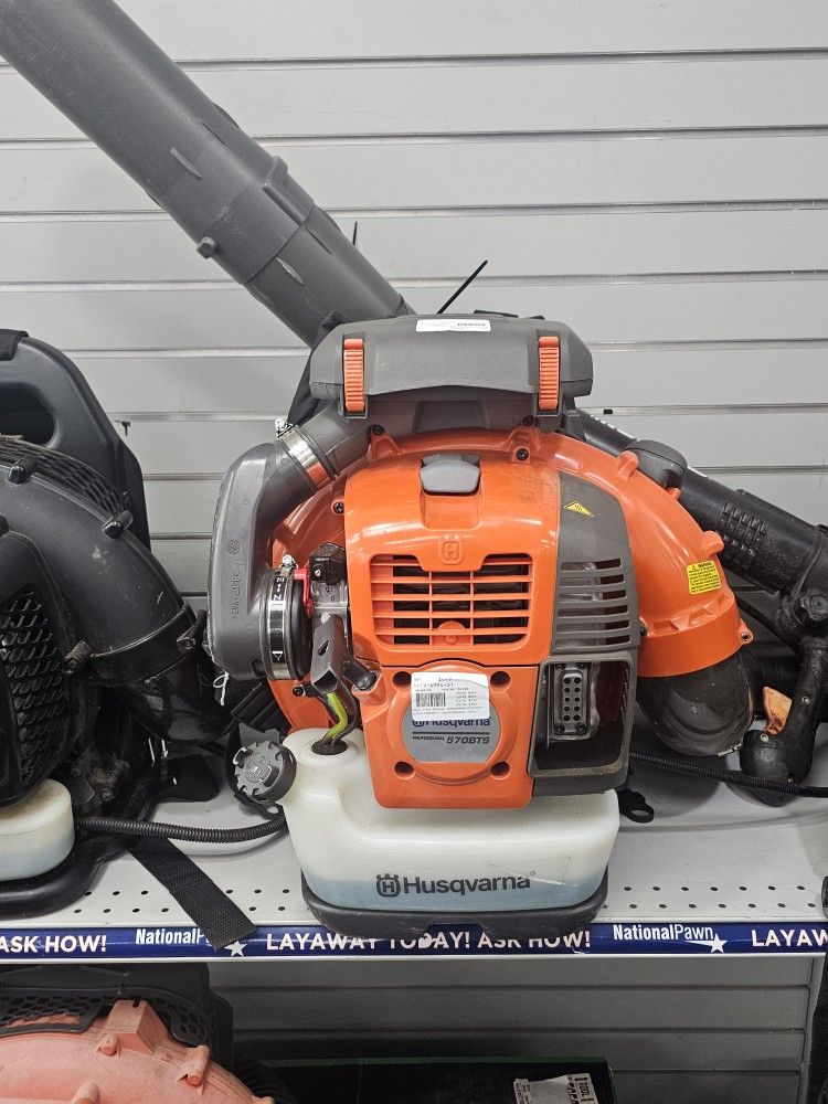 Husqvarna Backpack Blower. 570BTS. ASK FOR RYAN. #4(contact info removed)-01