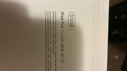 iPad Pro  11 inch  (M4) 512GB parts