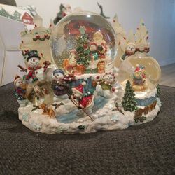 Snow Globe Snowman Musical