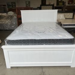Queen Bed And Mattress
