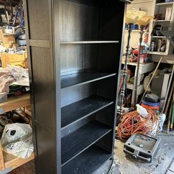 Tall Black Bookcase