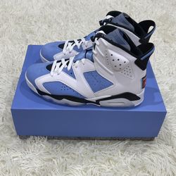JORDAN 6 UNC RETRO SZ 8.5 WITH RECEIPT