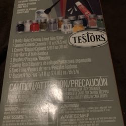 Testors Flat Enamel Finishing Set & Paint Set (new)