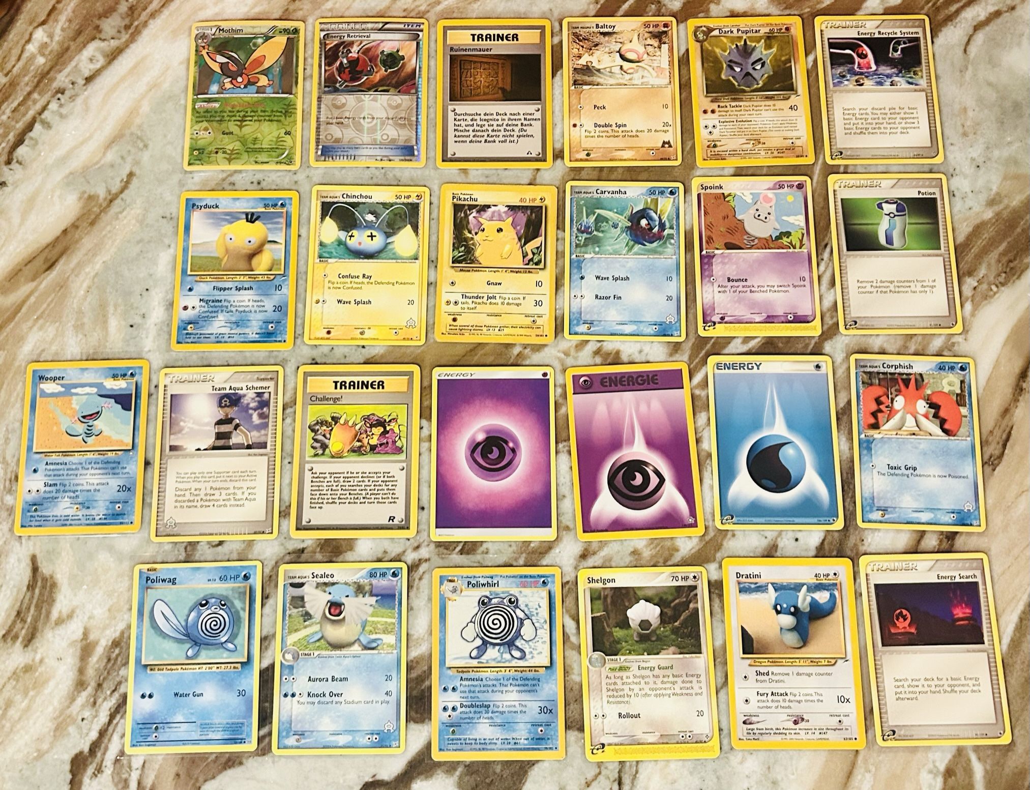 Huge Pokémon 25 Card Game Collectible Lot