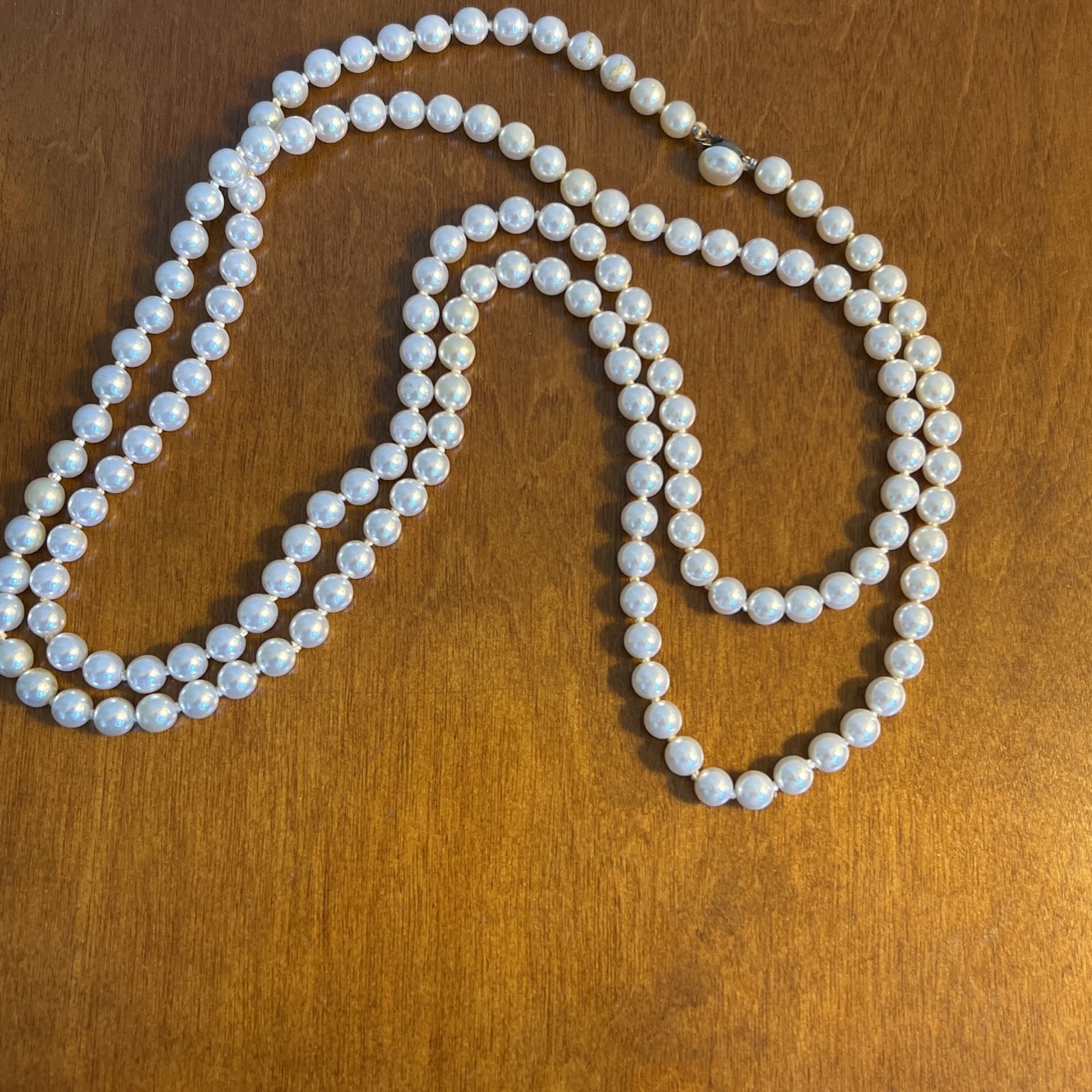 One Long Strand If Beautiful Pearls