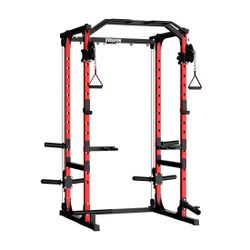 EVOLPOW P2A Brute All-In-One Power Rack Home Gym - For Beginner