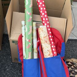 🎁 Huge Bundle of Gift Wrapping Supplies – Bows, Ribbons, Wrap Rolls – Holiday & Everyday