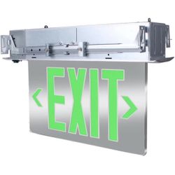 LED Exit Sign LED Edge-Lit Exit Sign Emergency Light