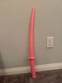 Pink Plastic Toy Sword