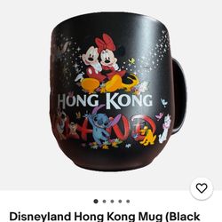 Disneyland Hong Kong,  Mug. Red and Black 