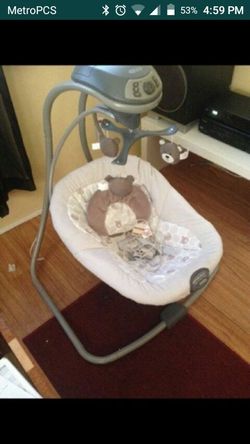 Bear baby swing