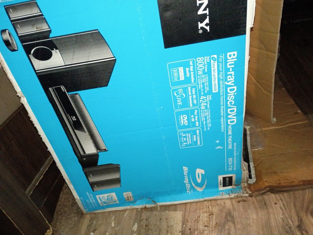 Sony Home Theater System Blue Ray Disk Player
