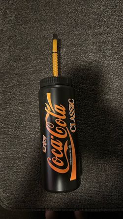 #39 Coca-Cola Classic Plastic Cup with Straw