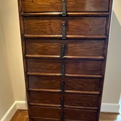 Antique Southeast Asian Vertical Cabinet 