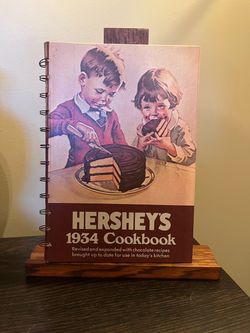 Vintage 1983 Hershey's 1934 Chocolate Cookbook – Retro Spiral Hardcover