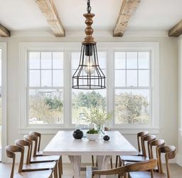 wochos modern farmhouse chandelier