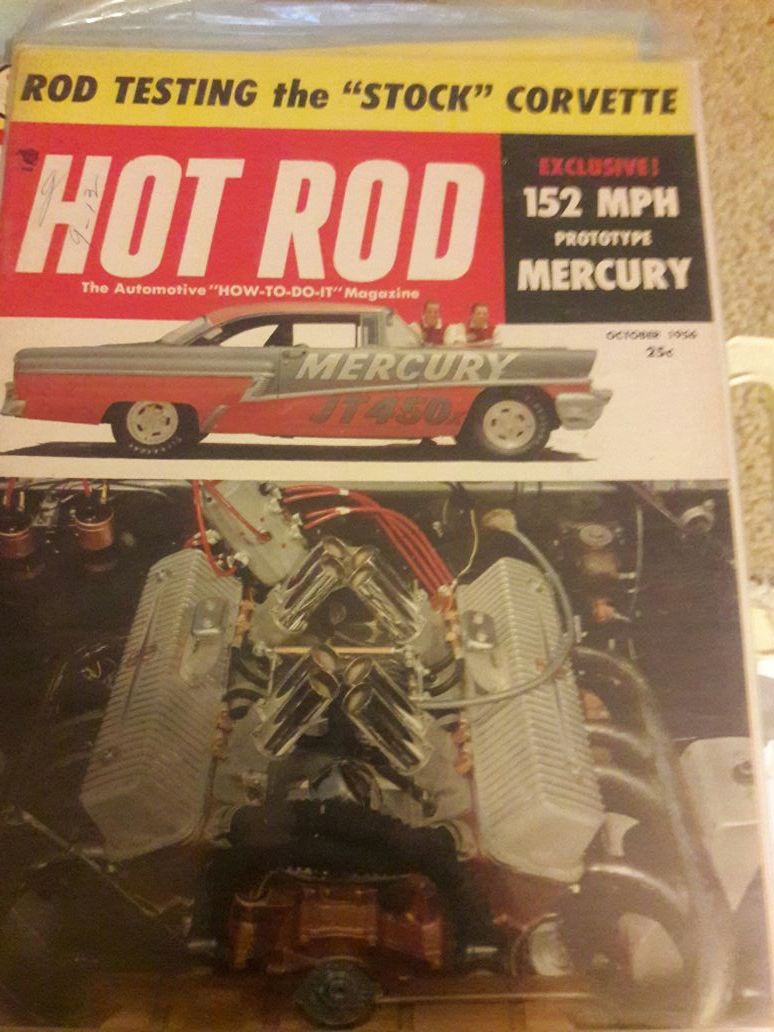 Vintage hot rod Oct 1956
